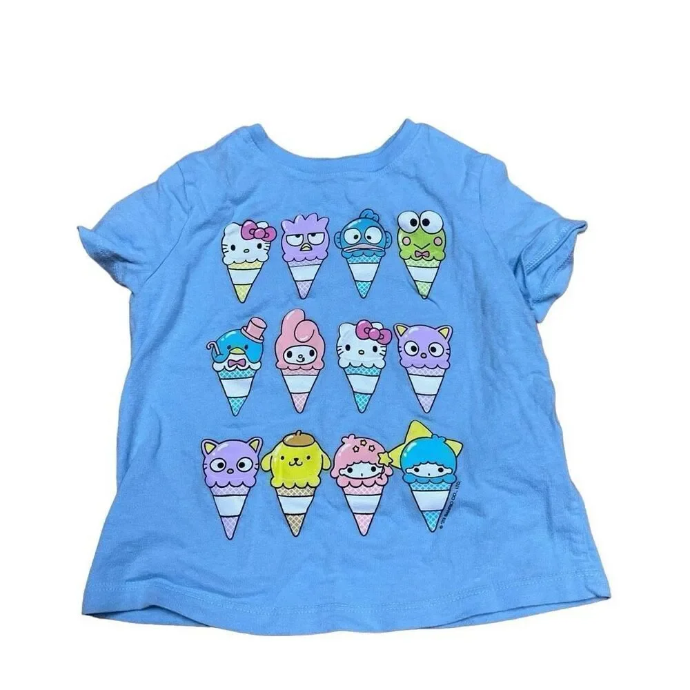 Old Navy Toddler Kids Hello Kitty® Unisex Graphic T-Shirt  Blue Size 3T